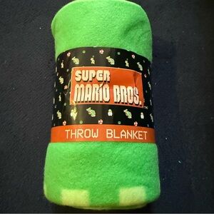 Nintendo Super Mario Bros Throw Blanket